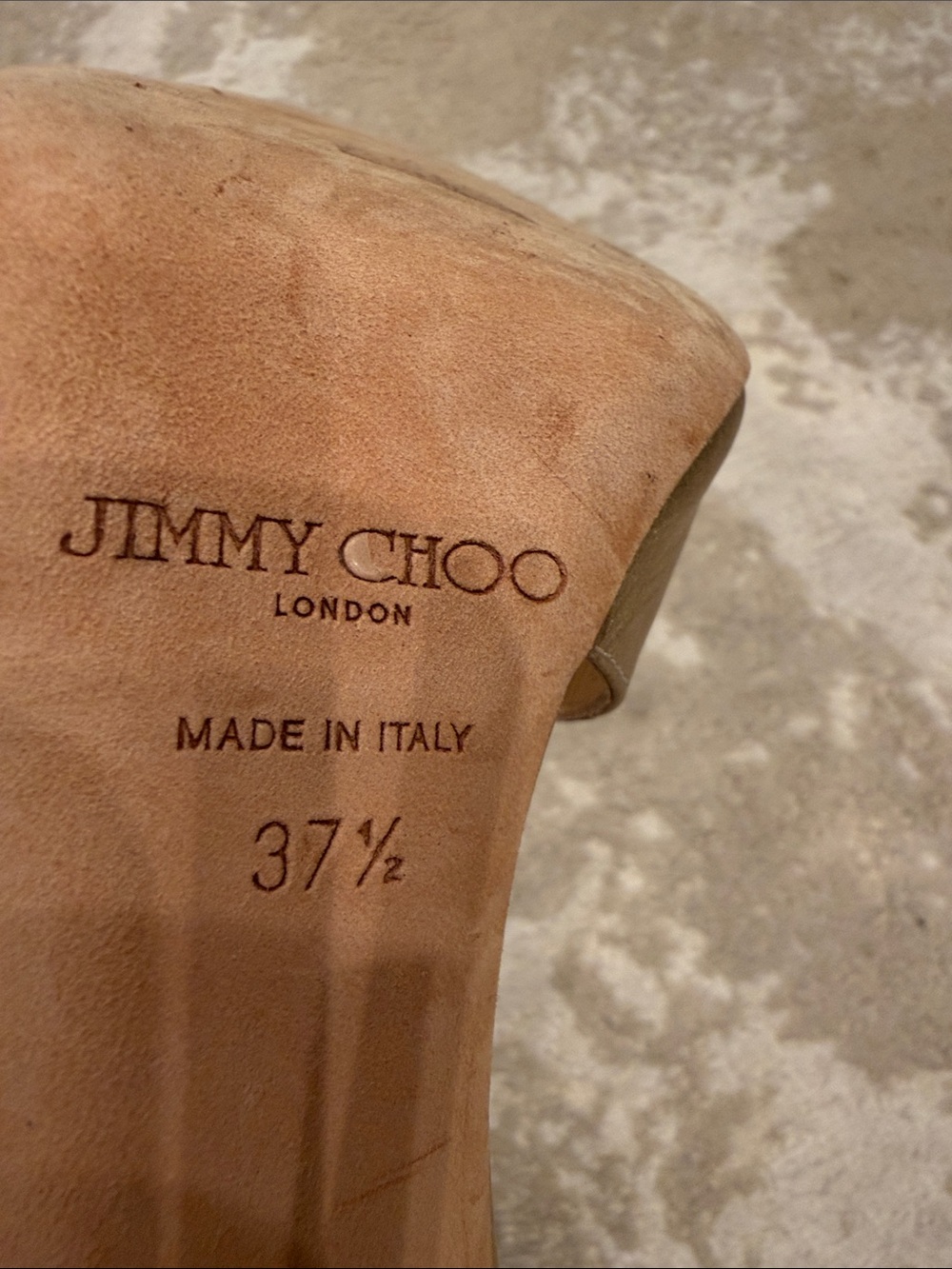 Jimmy Choo Lang Champagne
Leather Womens High Heels Size 37.5 - Picture 4 of 10